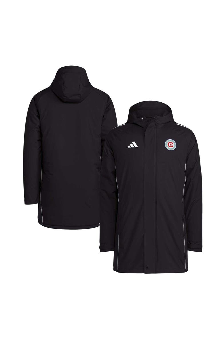 adidas Men's adidas Black Chicago Fire Tiro 24 Full-Zip Hoodie Winter Parka, Main, color,