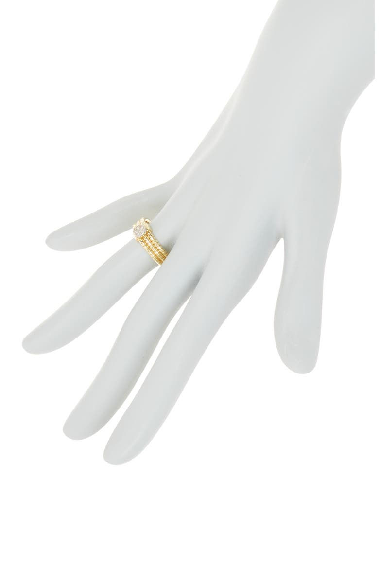 Textured Diamond Ring - 0.06ct., Alternate, color, YELLOW