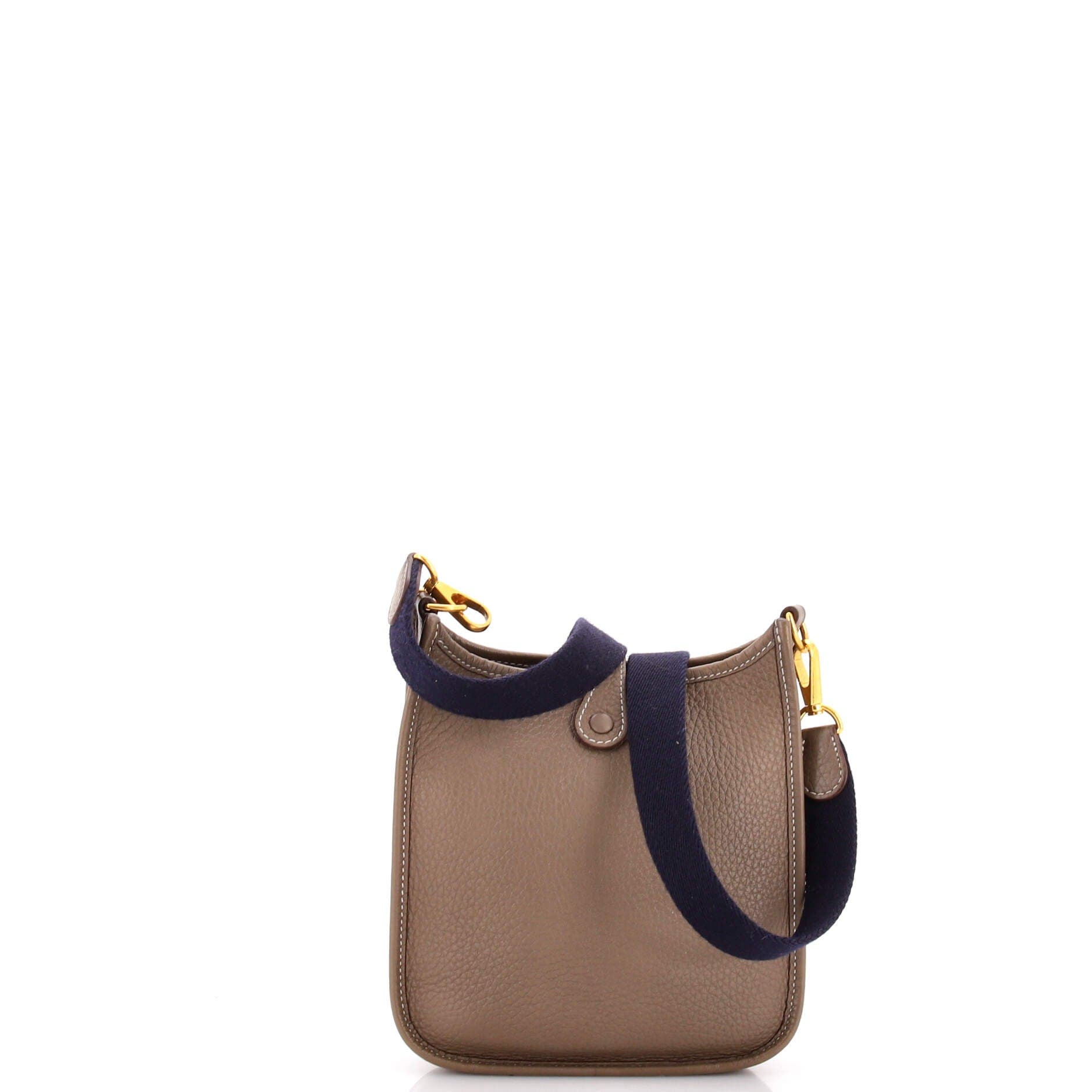 Pre-Owned Hermes Evelyne Bag Gen III Clemence TPM, Alternate, color, Etoupe