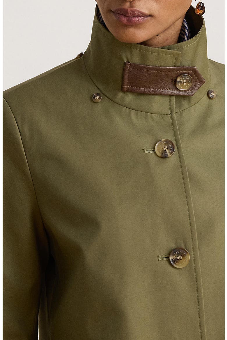Hooded Cotton Blend Coat, Alternate, color, LIGHT AGAVE