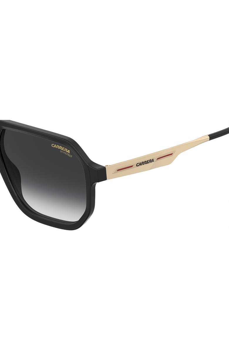 Carrera Eyewear Victory 58mm Gradient Rectangular Sunglasses, Alternate, color, 