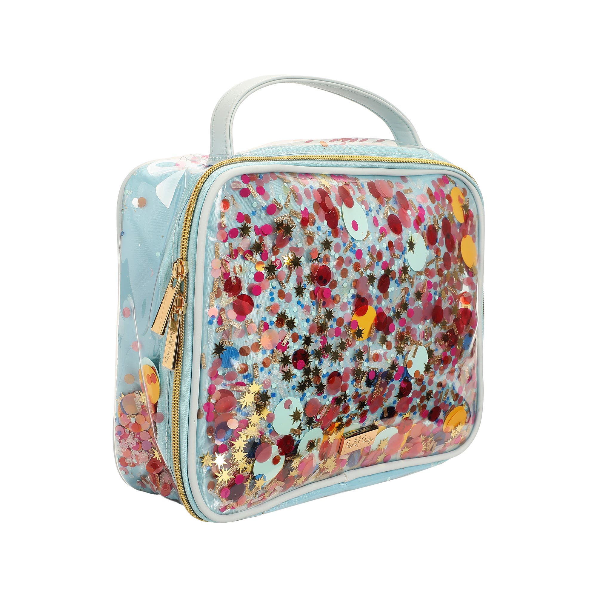 Celebrate Every Day Insulated Lunch Box Kids Lunch Bag for School Cute Light Blue Lunch Bag, Alternate, color, Blue