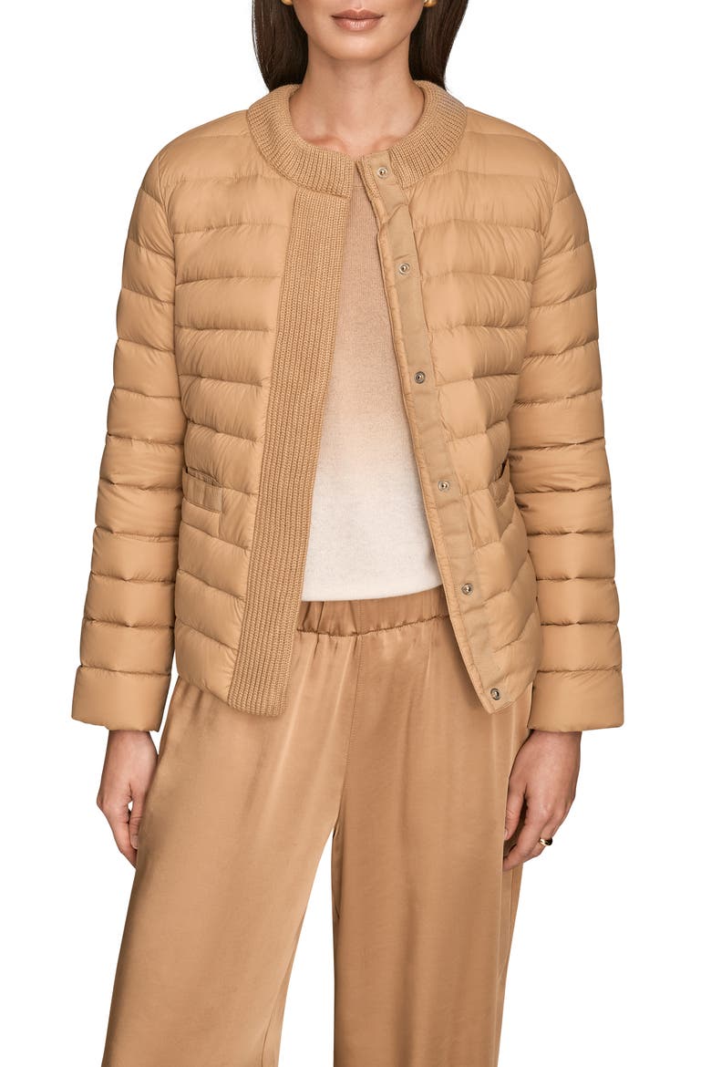Nylon Down Jacket, Alternate, color, FAWN