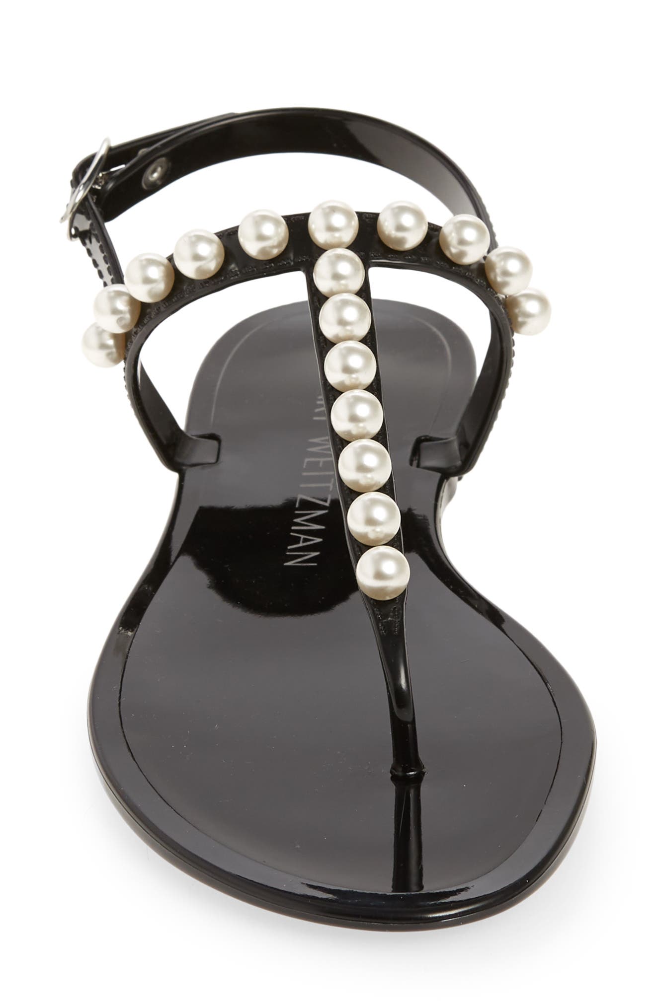 Goldie Jelly Sandal, Alternate, color, BLACK