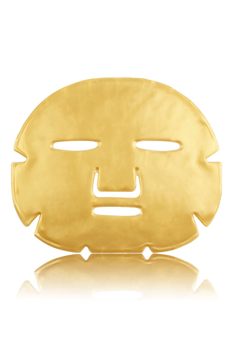 GLO24K UNLEASH THE POWER OF GOLD 24K Gold & Collagen Facial Mask, Main, color, Na