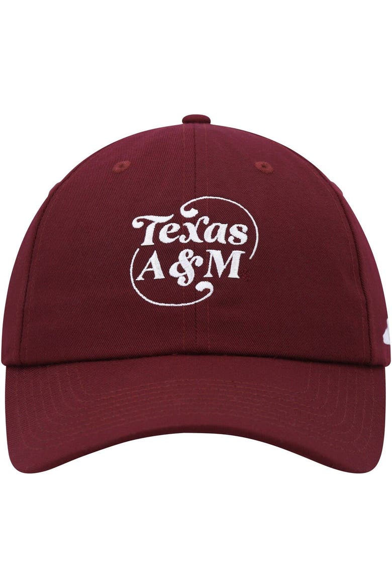 Men's adidas Maroon Texas A&M Aggies Slouch Adjustable Hat, Alternate, color, Maroon