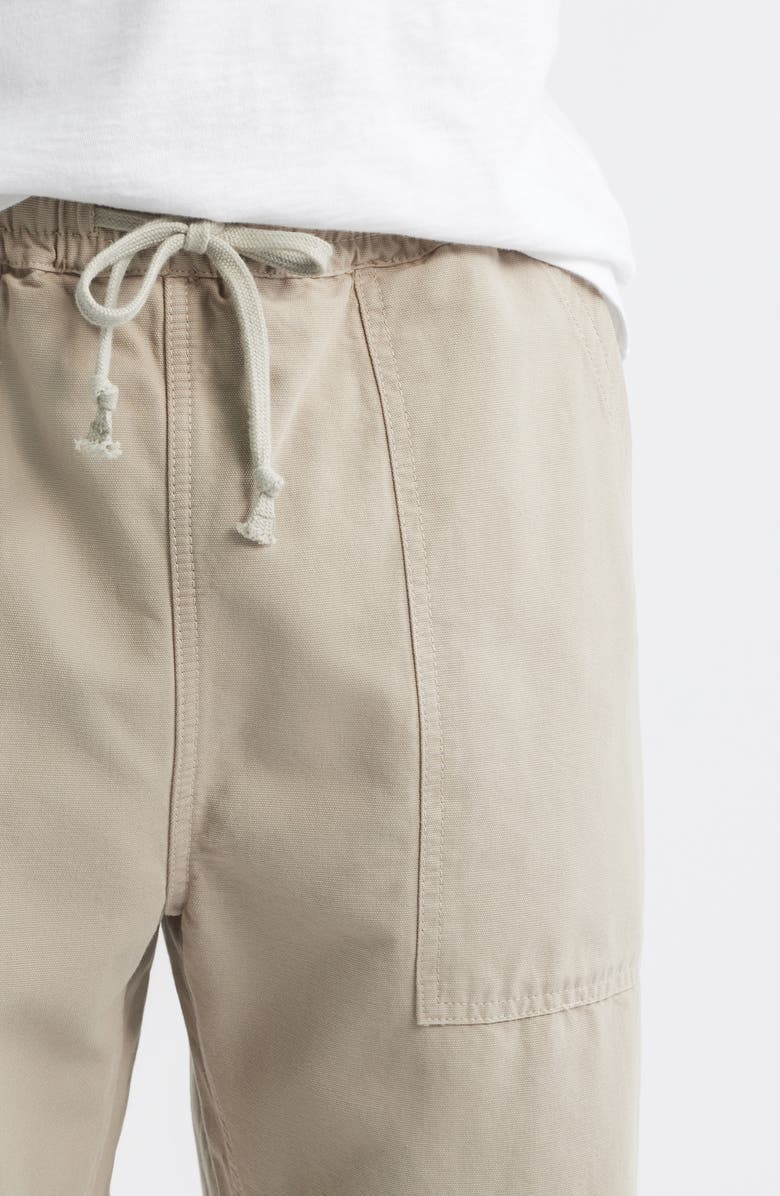 Service Works Organic Cotton Canvas Drawstring Chef Pants, Alternate, color, Stone
