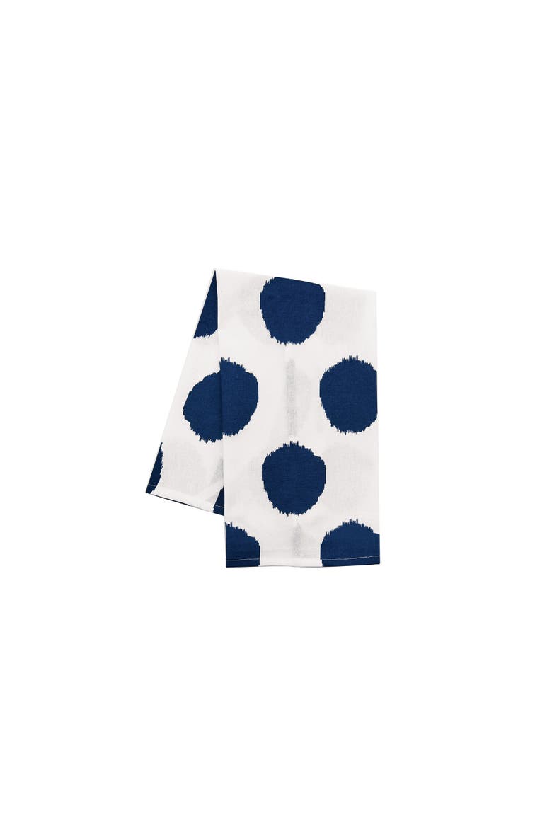 Indigo Dot Towel, Alternate, color, Blue