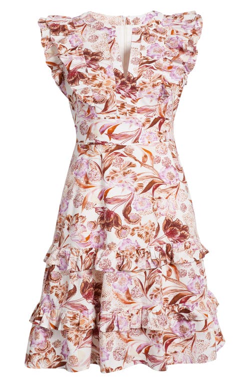 ELIZA J ELIZA J RUFFLE TIERED PINTUCK DRESS 