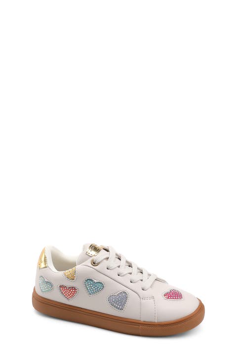 Kids' Mini Lane Love Crystal Heart Sneaker (Toddler, Little Kid & Big Kid)