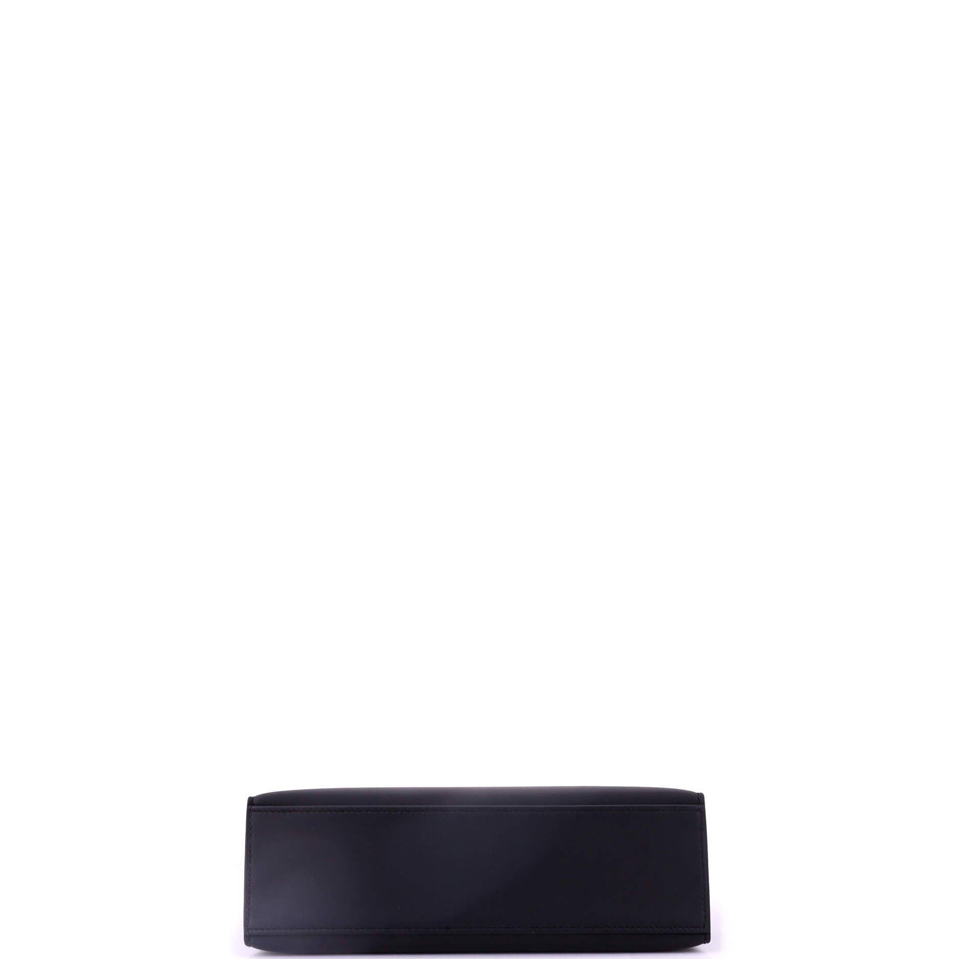 Pre-Owned Hermes Kelly Pochette Swift, Alternate, color, Noir