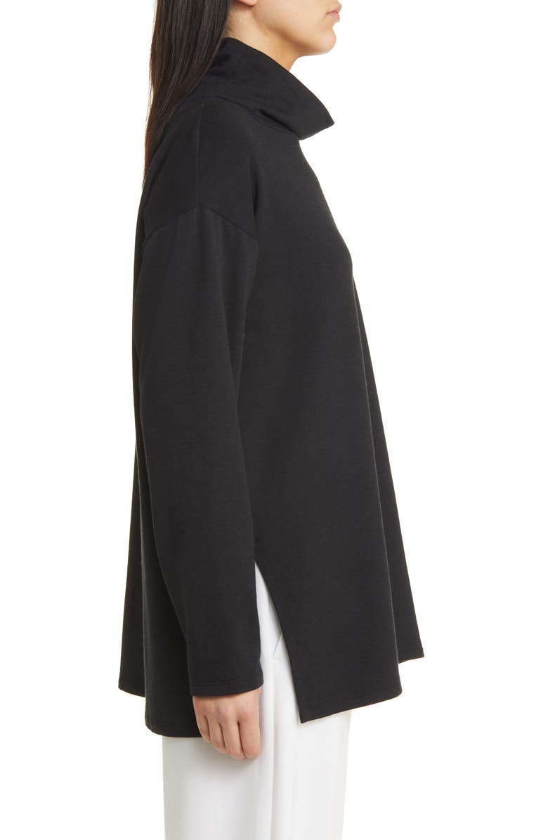 Eileen Fisher Cowl Neck Long Sleeve Tunic, Alternate, color,