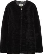 TOTEME Teddy Genuine Shearling Zip Jacket