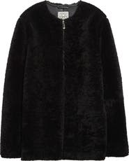 TOTEME Teddy Genuine Shearling Zip Jacket