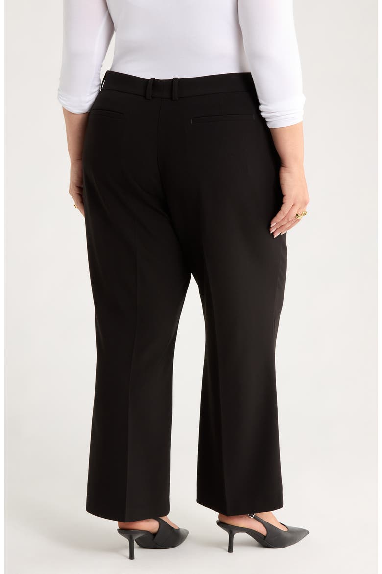 Ankle Straight Leg Pants, Alternate, color, BLACK