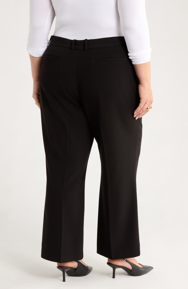 Nordstrom Ankle Straight Leg Pants, Alternate, color, Black