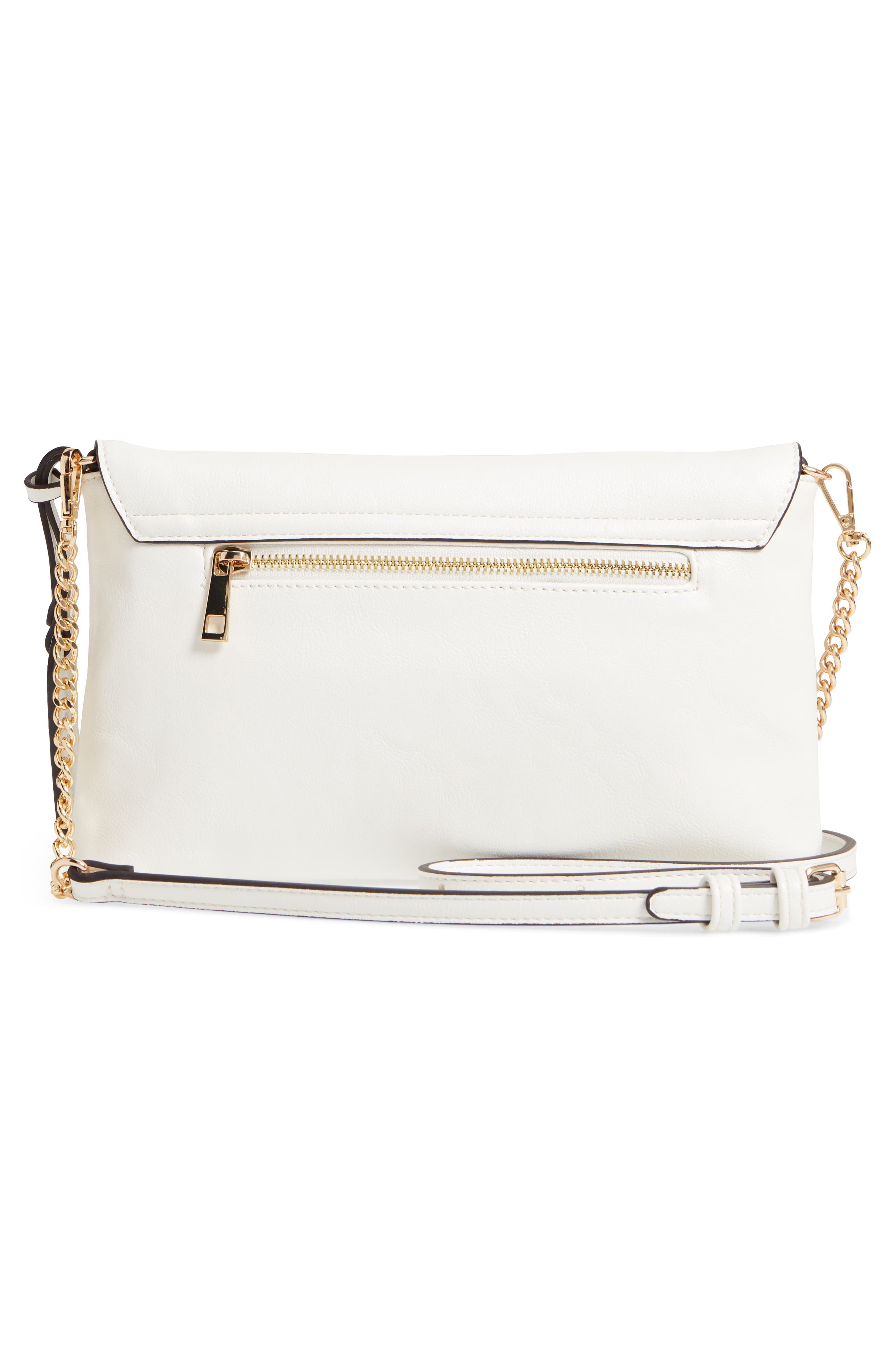 Sole Society Faux Leather Clutch, Alternate, color, 