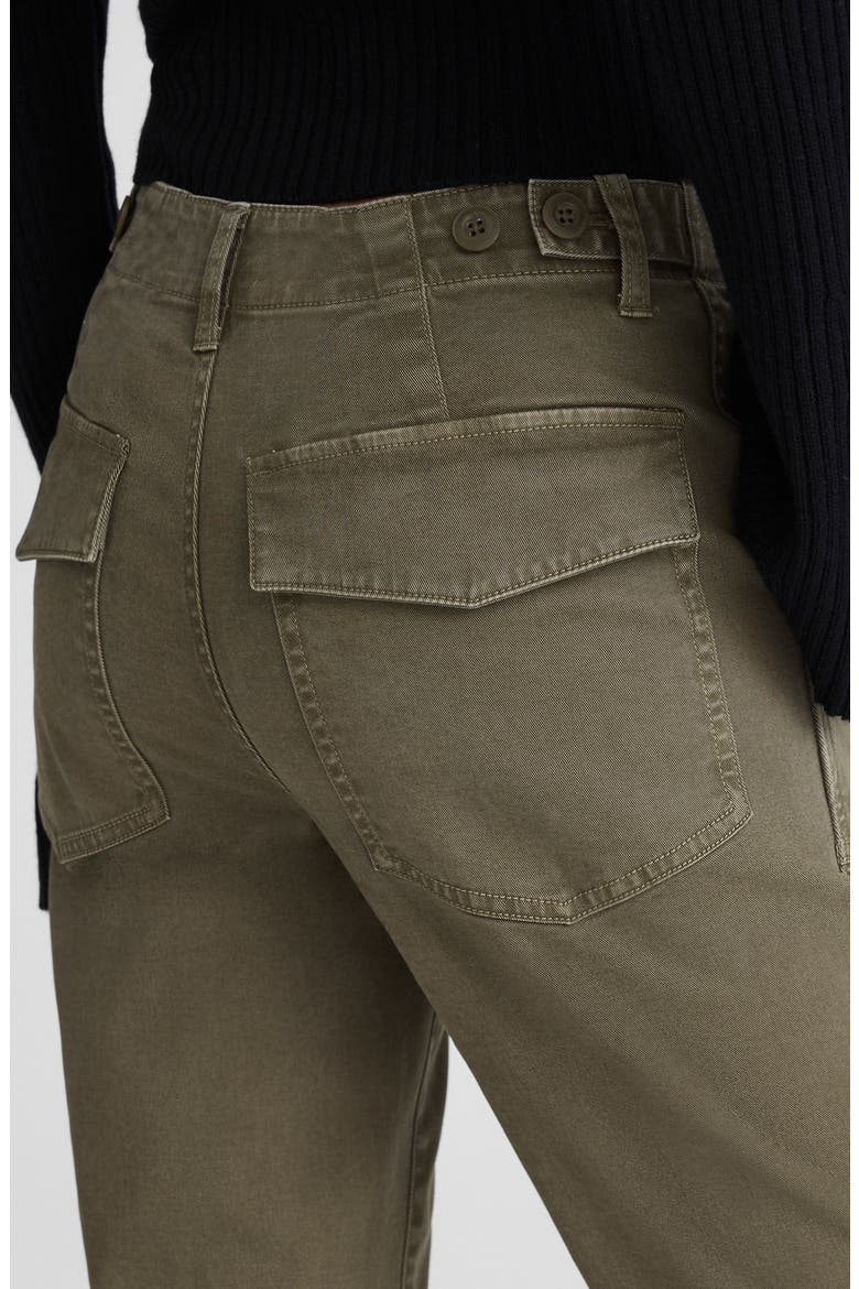 Garment Dyed Slim Straight Leg Utility Pants, Alternate, color, FADED IVY