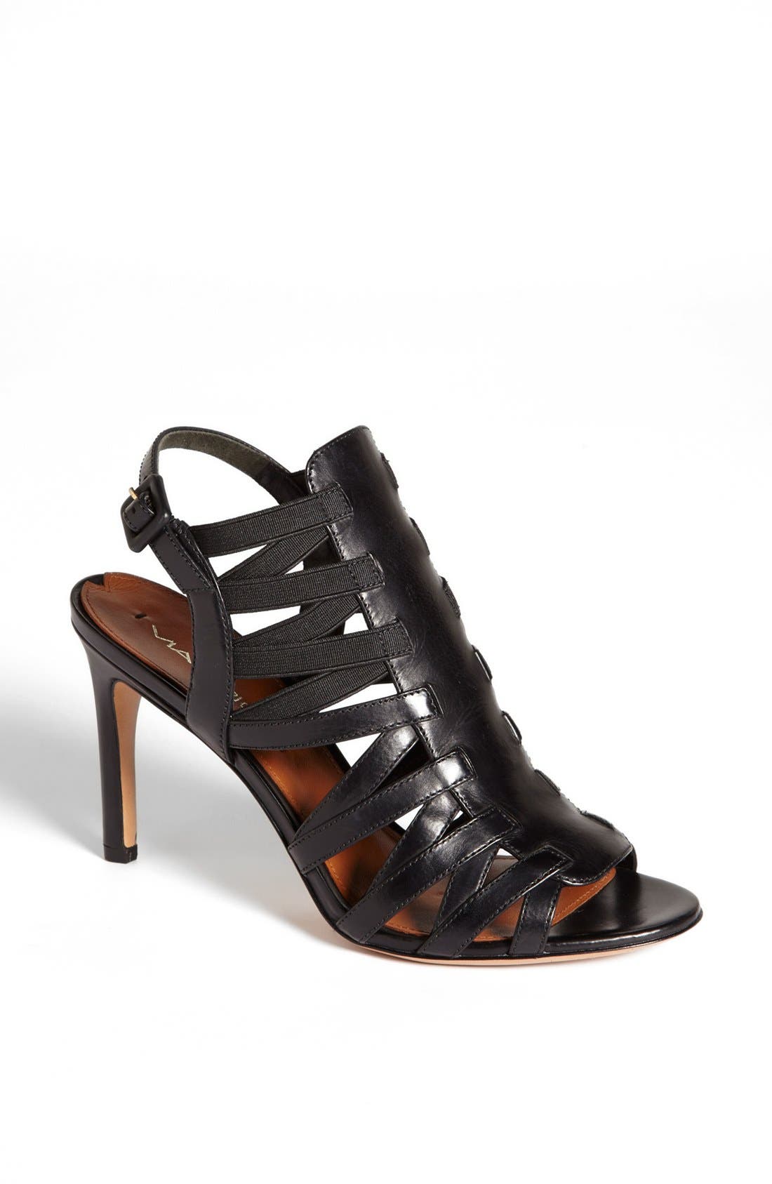 'Tafari' Sandal, Main, color, BLACK CALF