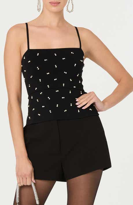 ASTR the Label Adde Jewel Embellished Sweater Camisole