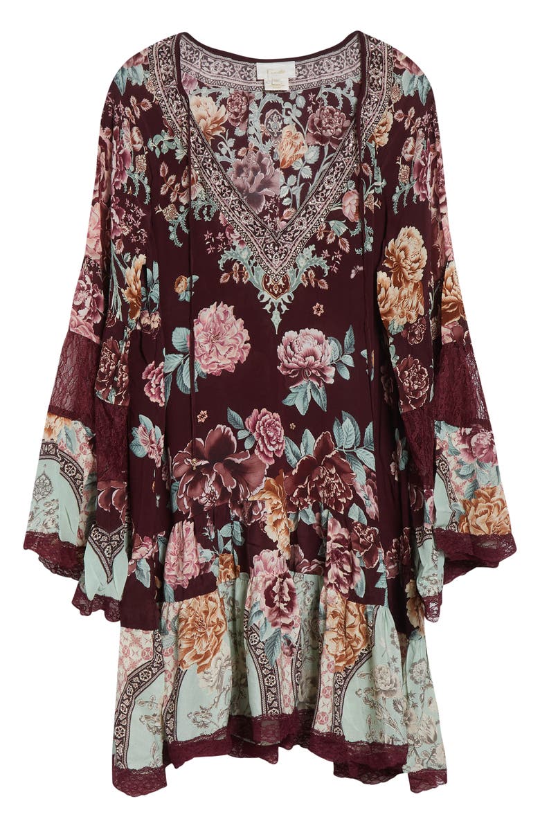 Camilla If These Tiles Could Talk Long Sleeve Tiered Dress, Alternate, color, If These Tiles Could Talk