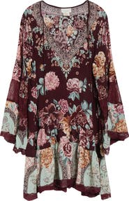 Camilla If These Tiles Could Talk Long Sleeve Tiered Dress