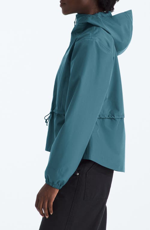 The North Face Daybreak Water Repellent Hooded Jacket In Blue