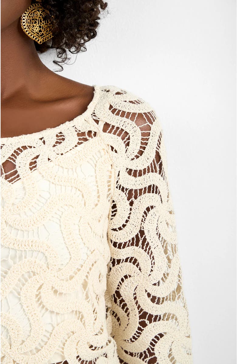 Trina Turk Helen Top, Alternate, color, Bonita Beige