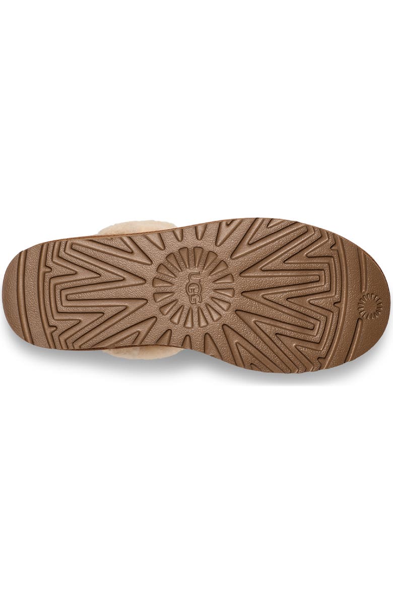 UGG<sup>®</sup> Classic Ultra Mini Spillseam Genuine Shearling Bootie, Alternate, color, Chestnut