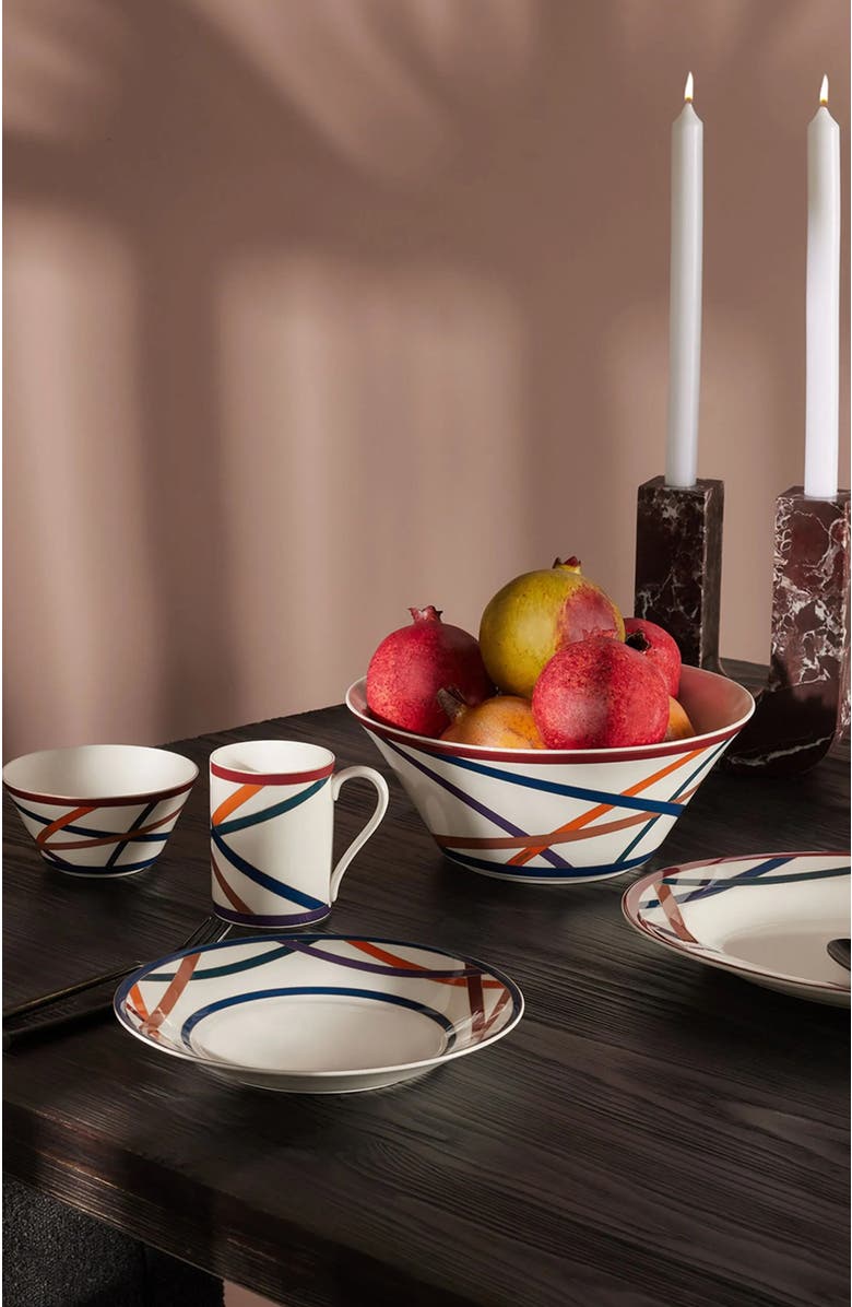 Missoni Home Tableware Salad Bowl NASTRI Multicolor diam. 10.5" x 4.3", Alternate, color, Multicolor