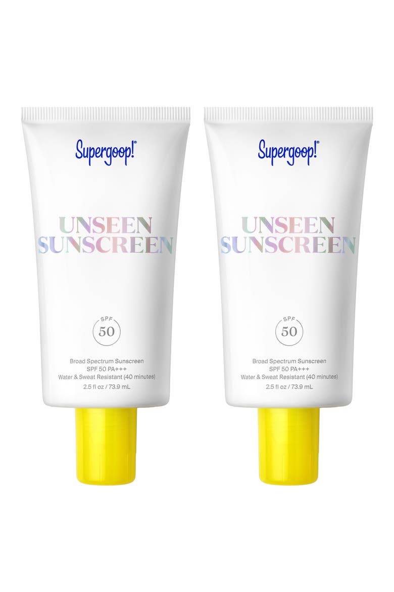 Unseen Sunscreen Broad Spectrum SPF 50 Duo $96 Value, Alternate, color, NO COLOR