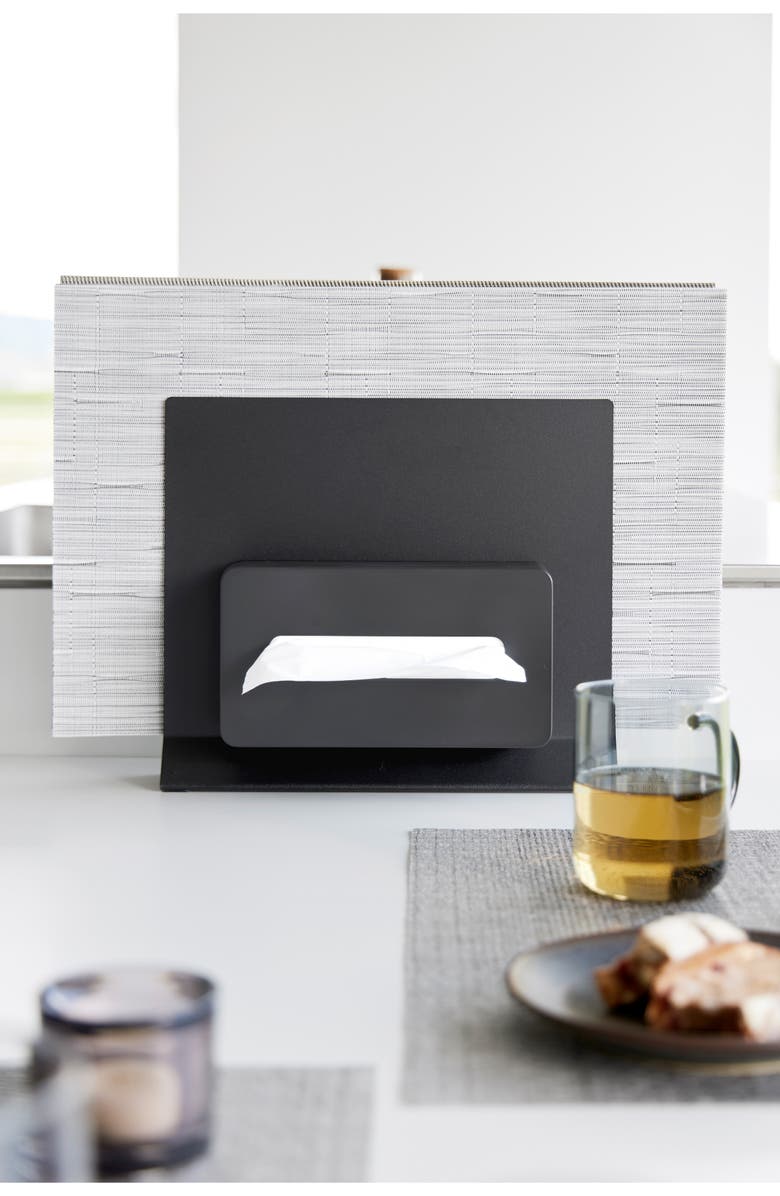 Yamazaki Placemat Stand, Alternate, color, Black