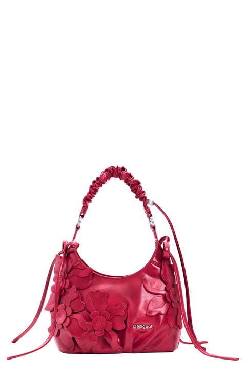 Faux Leather Shoulder Bag