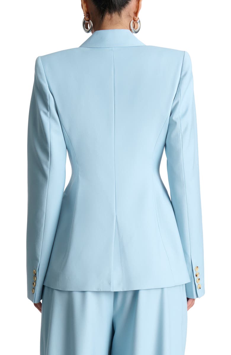 Naked Wardrobe One-Button Blazer, Alternate, color, Baby Blue