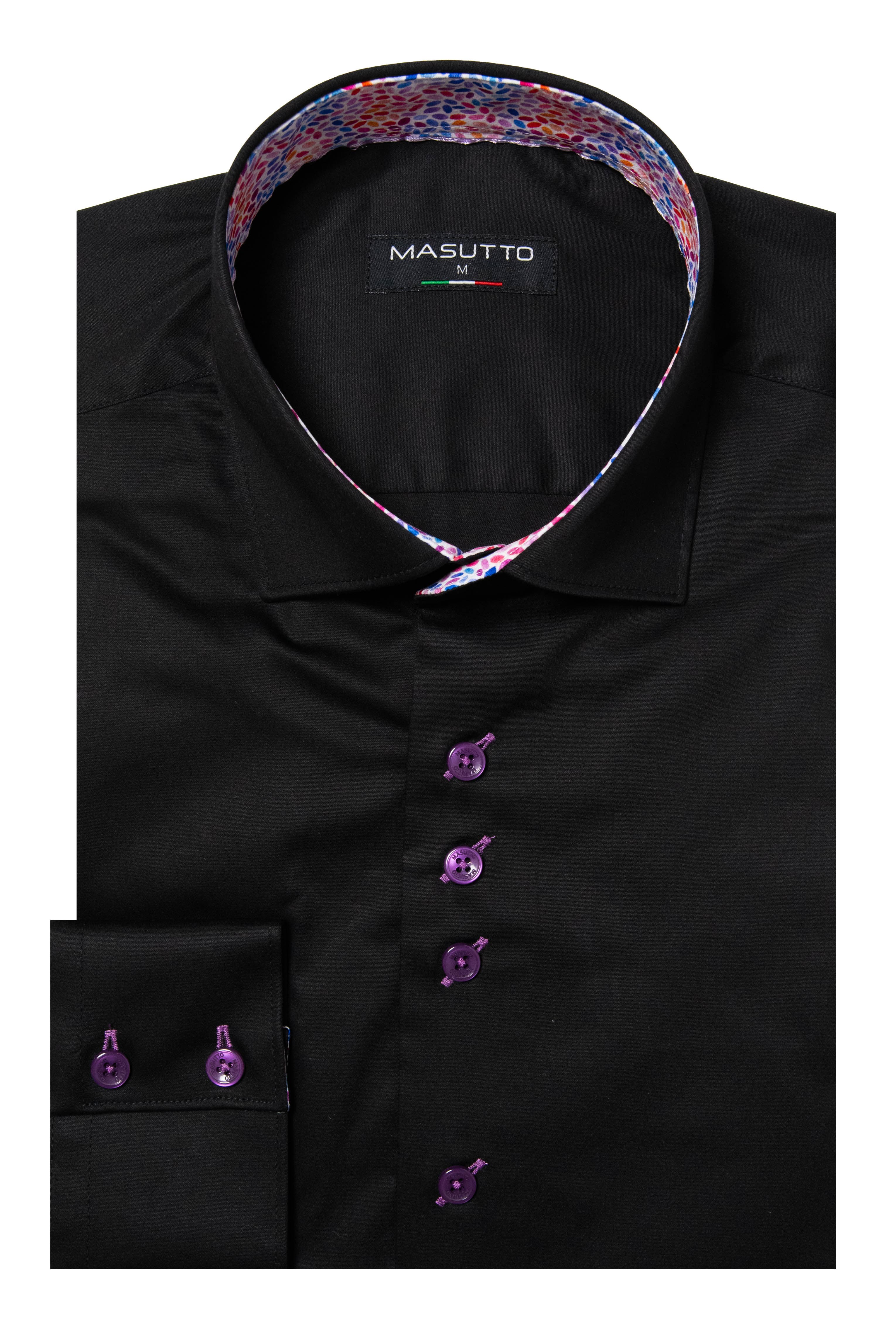 Lian Solid 3 Button-Up Long Sleeve Shirt