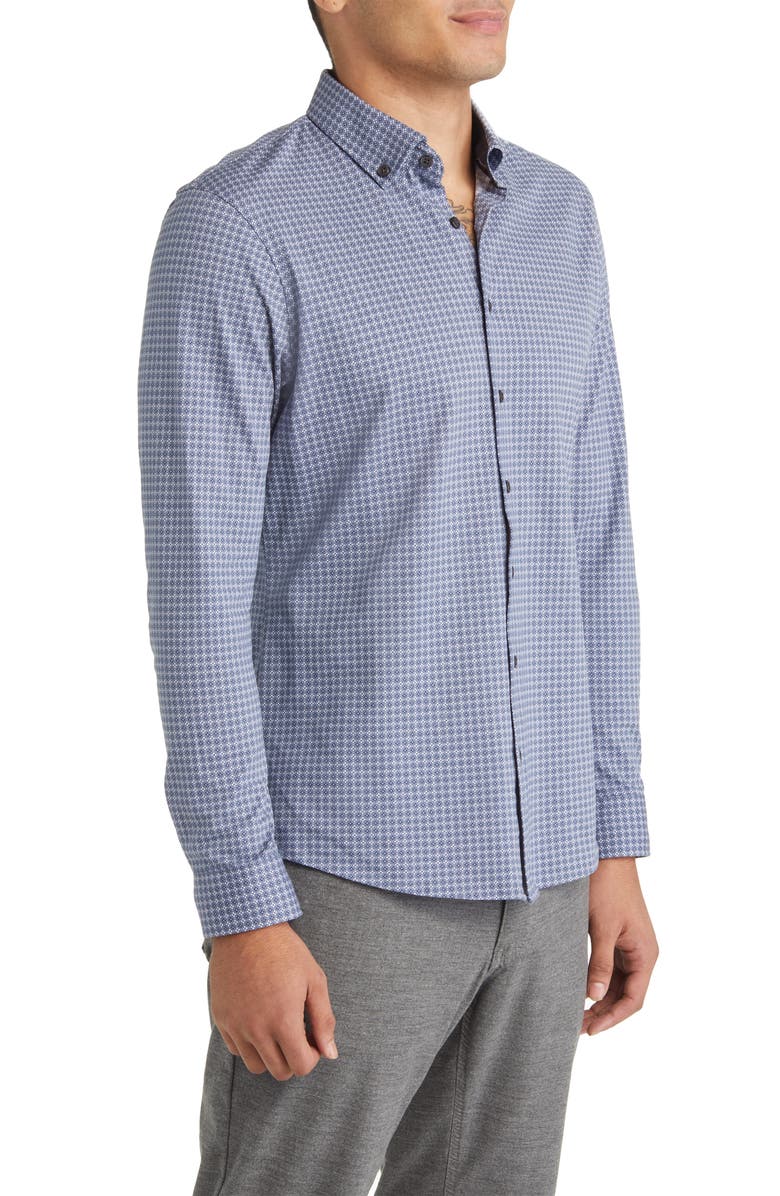 Brax Daniel J Hi Flex Cotton Button-Down Shirt, Alternate, color, 