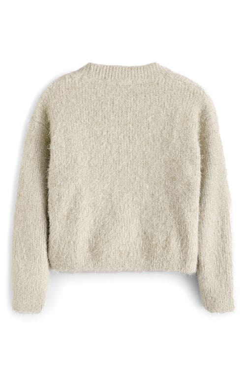 Next Kids' Glitter Cardigan In Grey