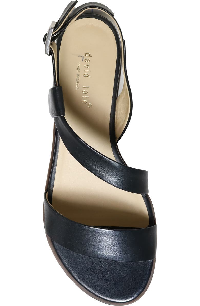 David Tate Ingrid Wedge Sandal, Alternate, color, Black