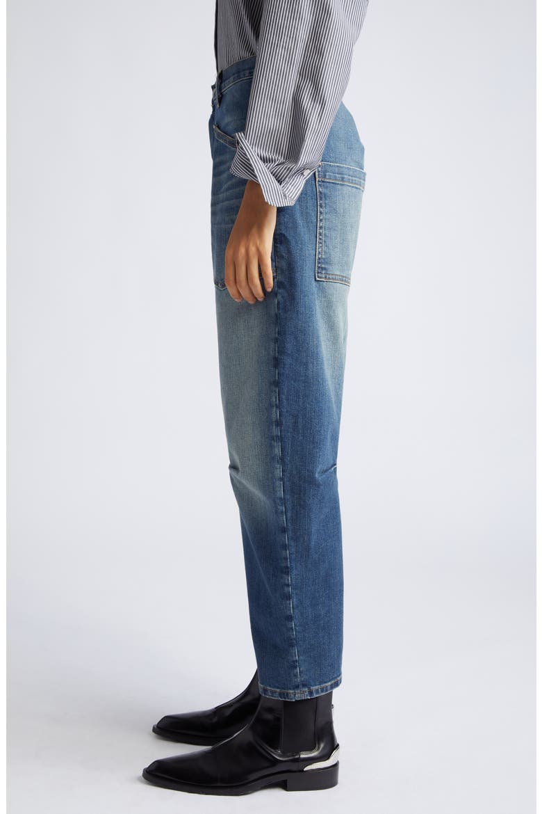 Shon Barrel Jeans, Alternate, color, CLASSIC WASH