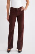 DL1961 Bella Mid Rise Slim Bootcut Corduroy Jeans