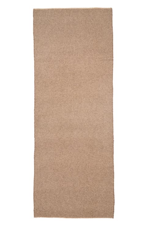 Cashmere & Silk Herringbone Wrap