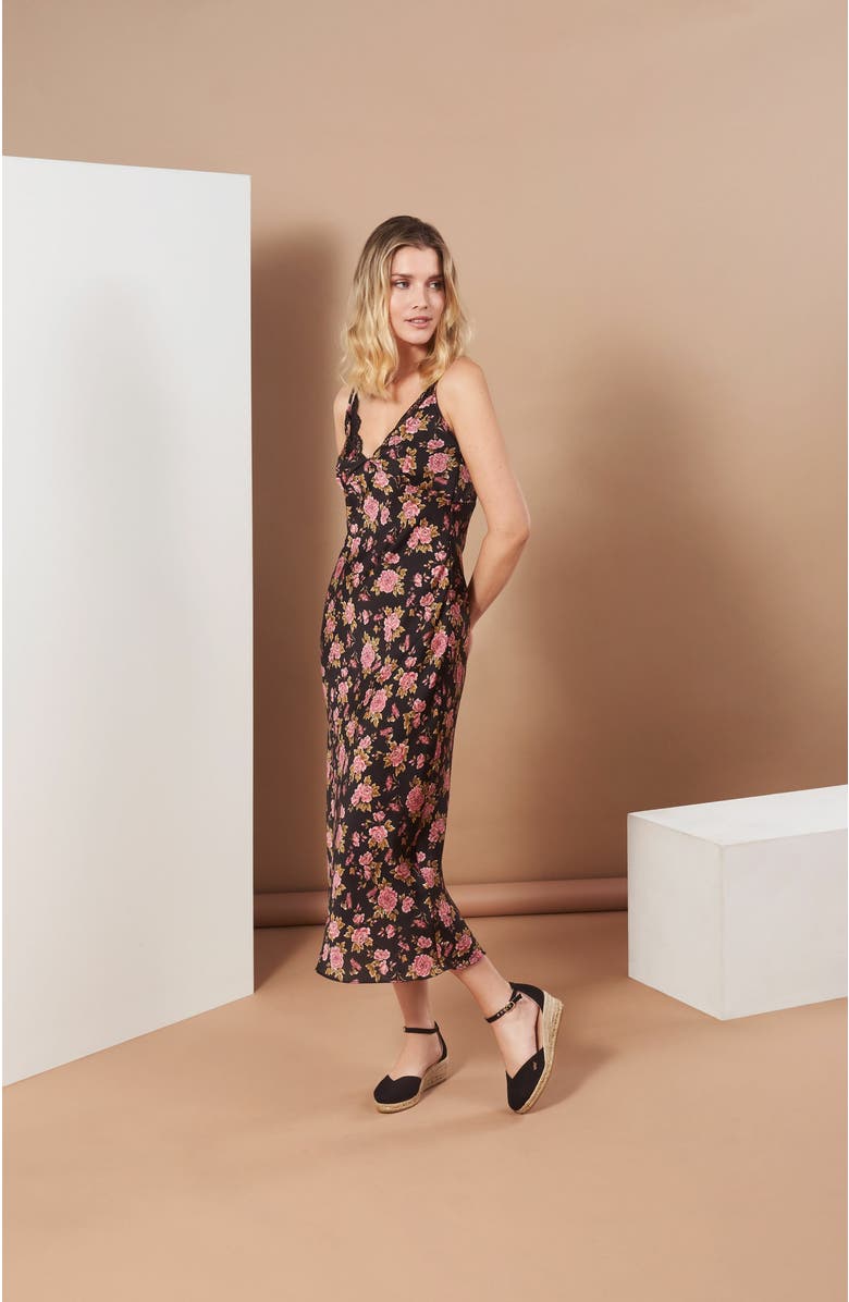 VISCATA Formiga Canvas Espadrille Wedges, Alternate, color, Black