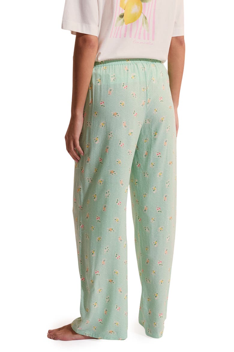 Baya Fruit Print Sleep Pants, Alternate, color, NILE GREEN