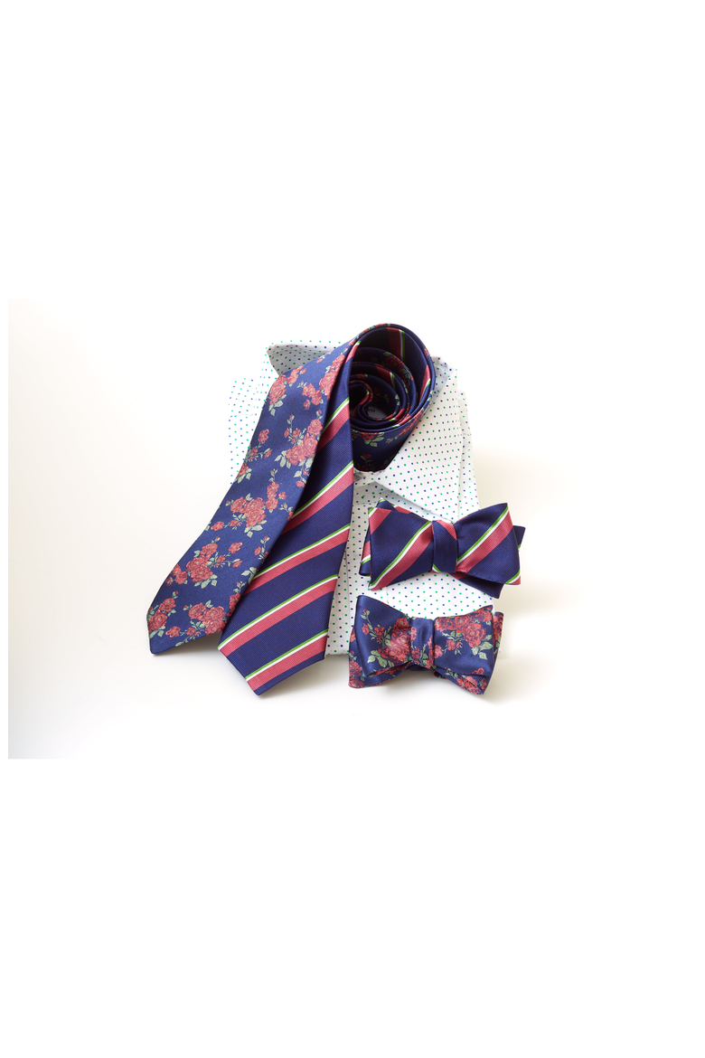 Bonnyview Garden Silk Woven Bow Tie, Alternate, color, Freestyle