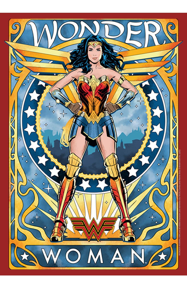 Wonder Woman 1984 Women's Wonder Woman 1984 Trading Card Graphic T-Shirt, Alternate, color, Red