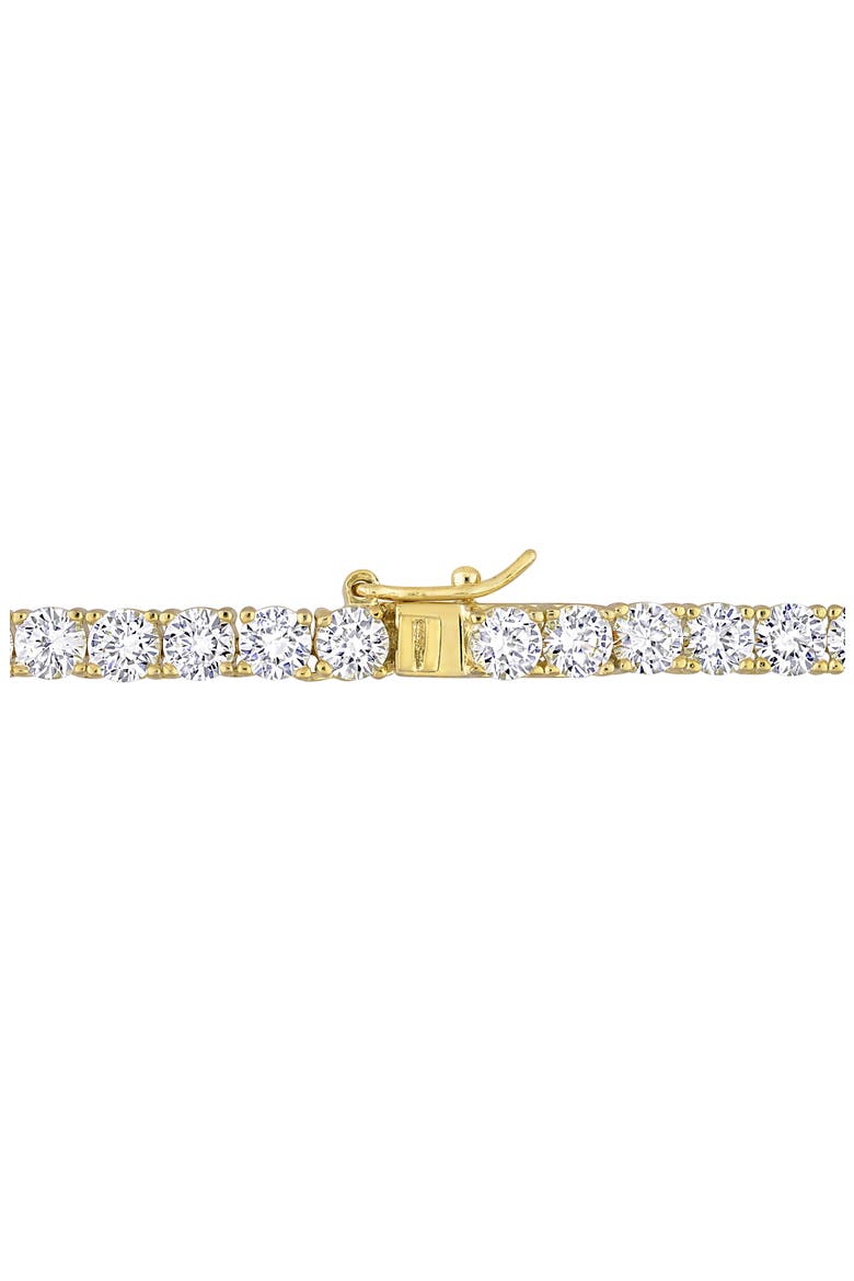 Lab Grown White Sapphire Bracelet & Necklace Set, Alternate, color, WHITE
