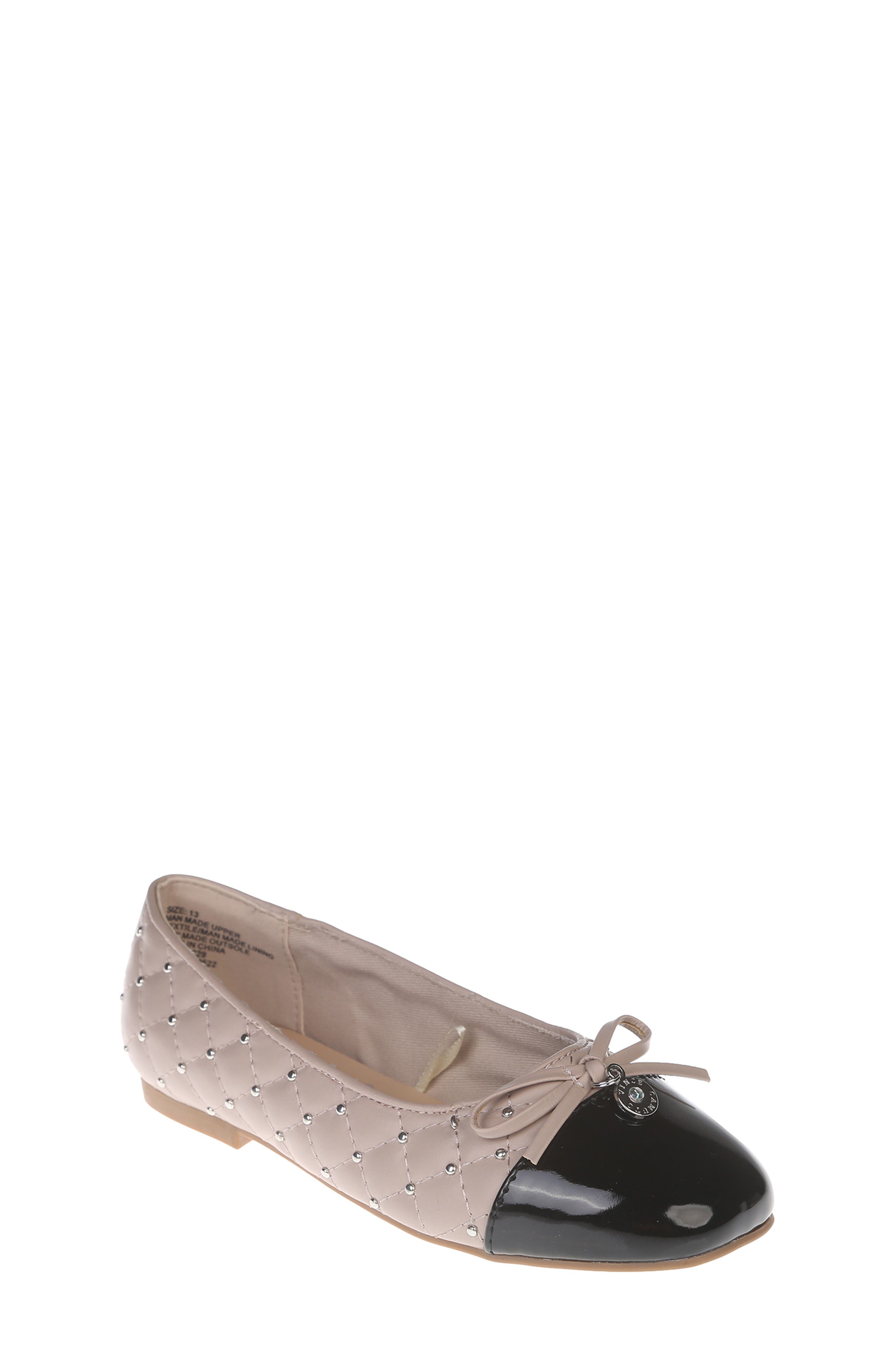 Vince Camuto Kids' Contrast Closed Ballet Flat, Main, color, 