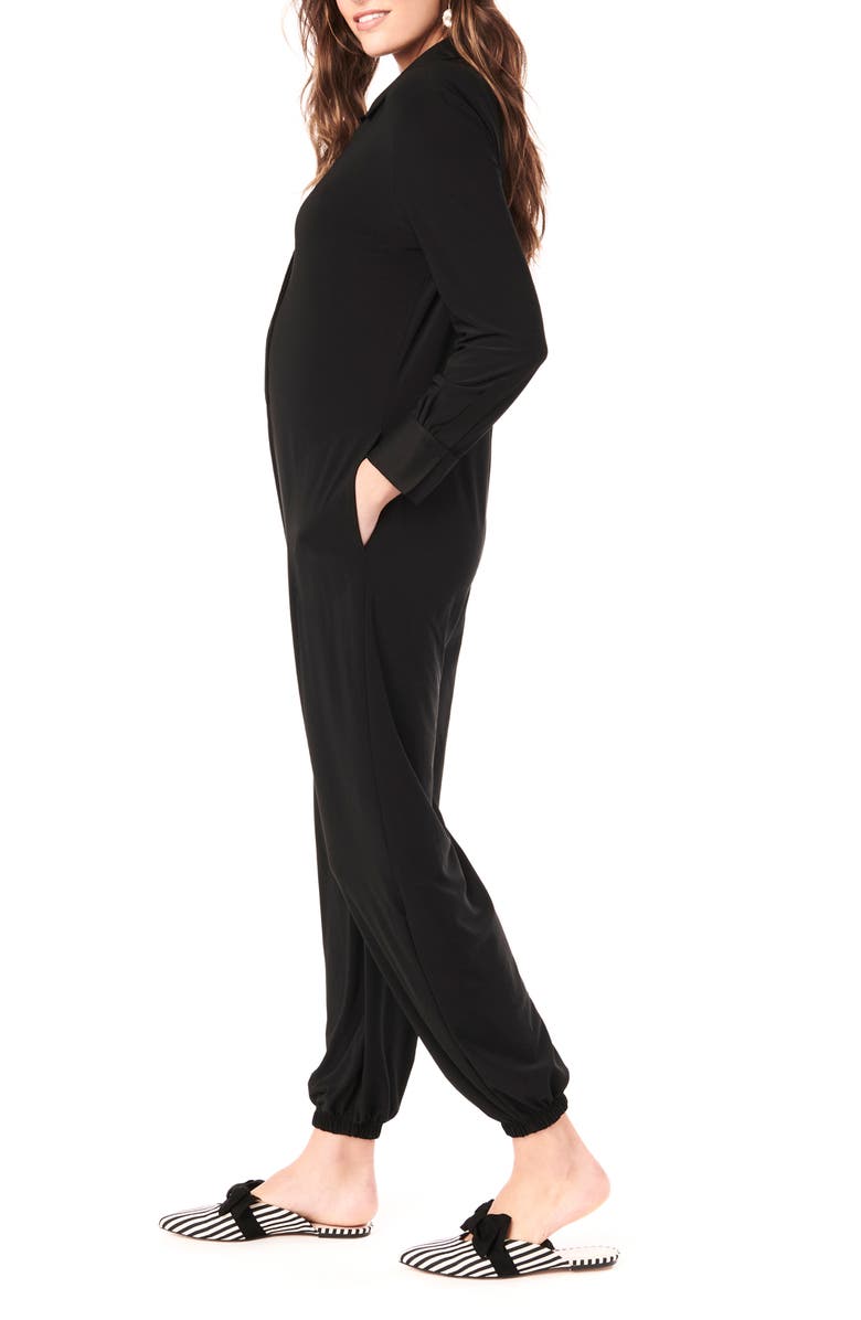 Loyal Hana Tess Maternity Jumpsuit, Alternate, color,