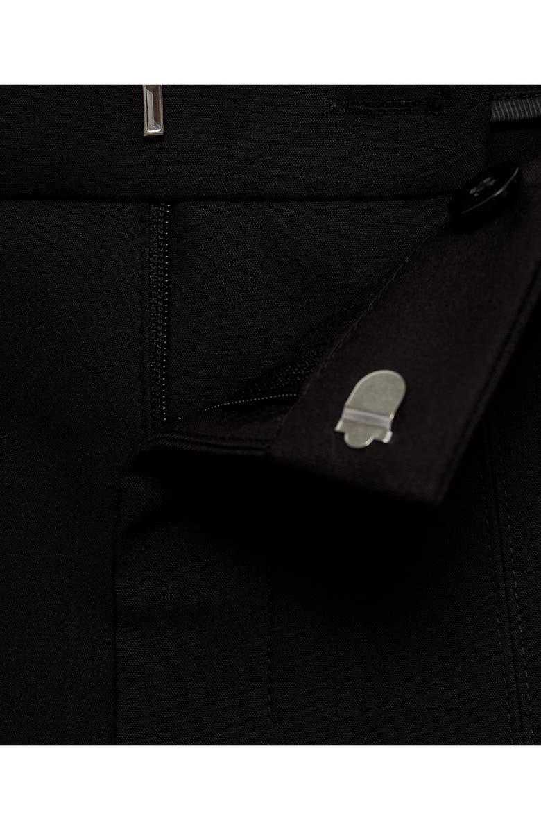 MANGO Crop Skinny Pants, Alternate, color, Black