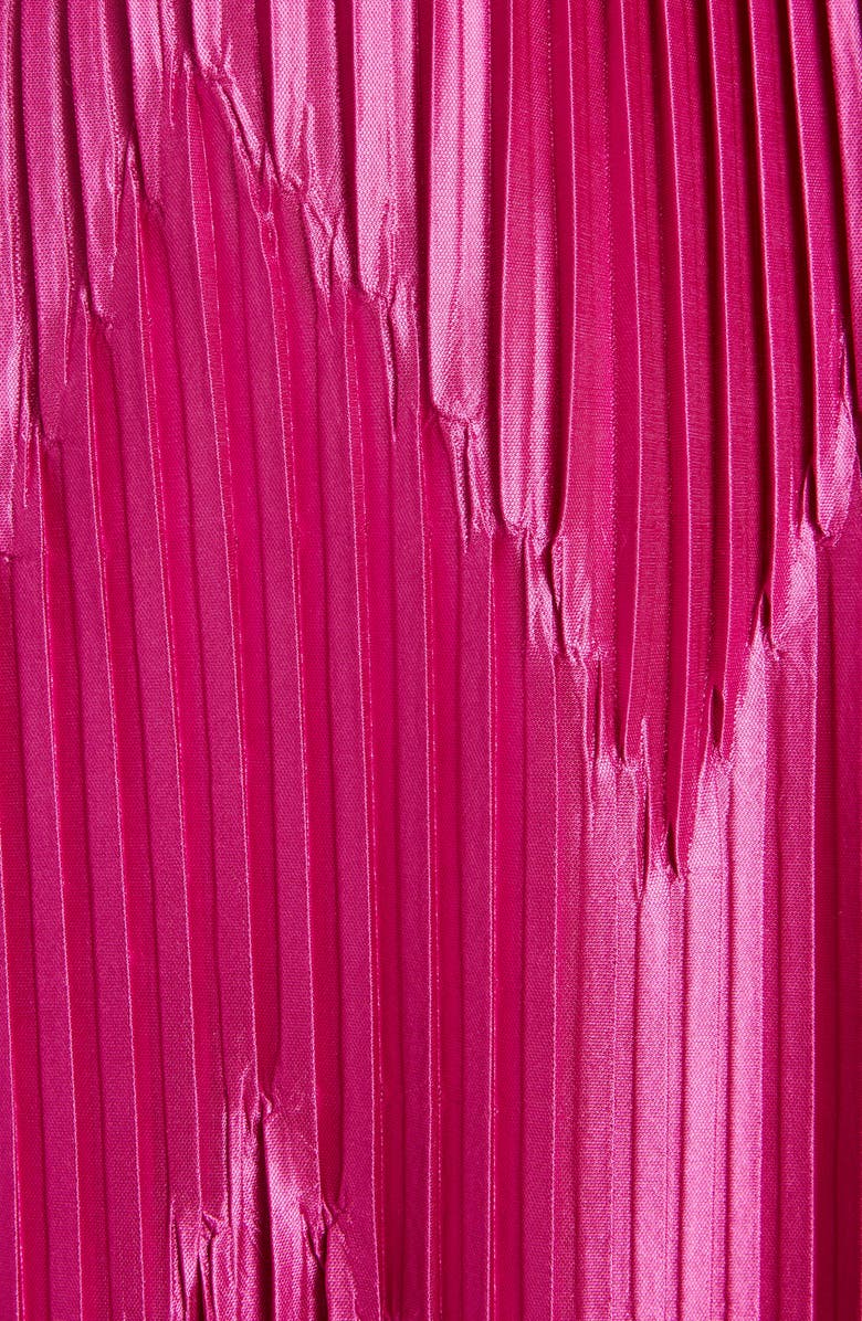 Givenchy Zigzag Pleated Jersey Dress, Alternate, color, 